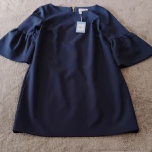 Sail to Sable NWT Navy Bell Sleeve Dress
